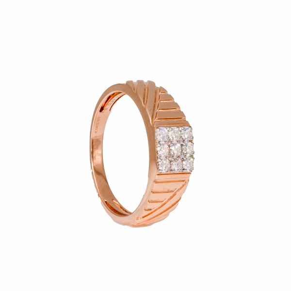 Rose Gold Gents Ring